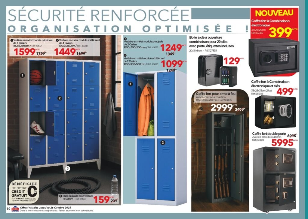 Catalogue Bricoma jusqu’au 26 Octobre 2025 rangement et decoration