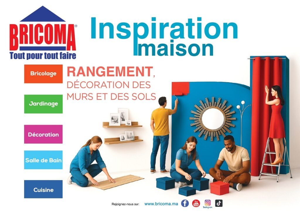Catalogue Bricoma jusqu’au 26 Octobre 2025 rangement et decoration