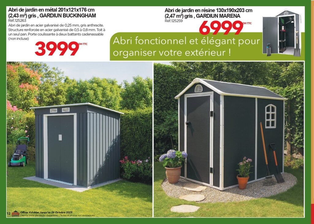 Catalogue Bricoma jusqu’au 26 Octobre 2025 rangement et decoration
