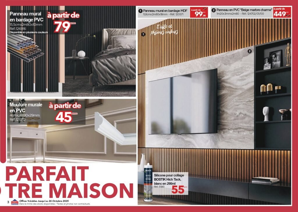 Catalogue Bricoma jusqu’au 26 Octobre 2025 rangement et decoration