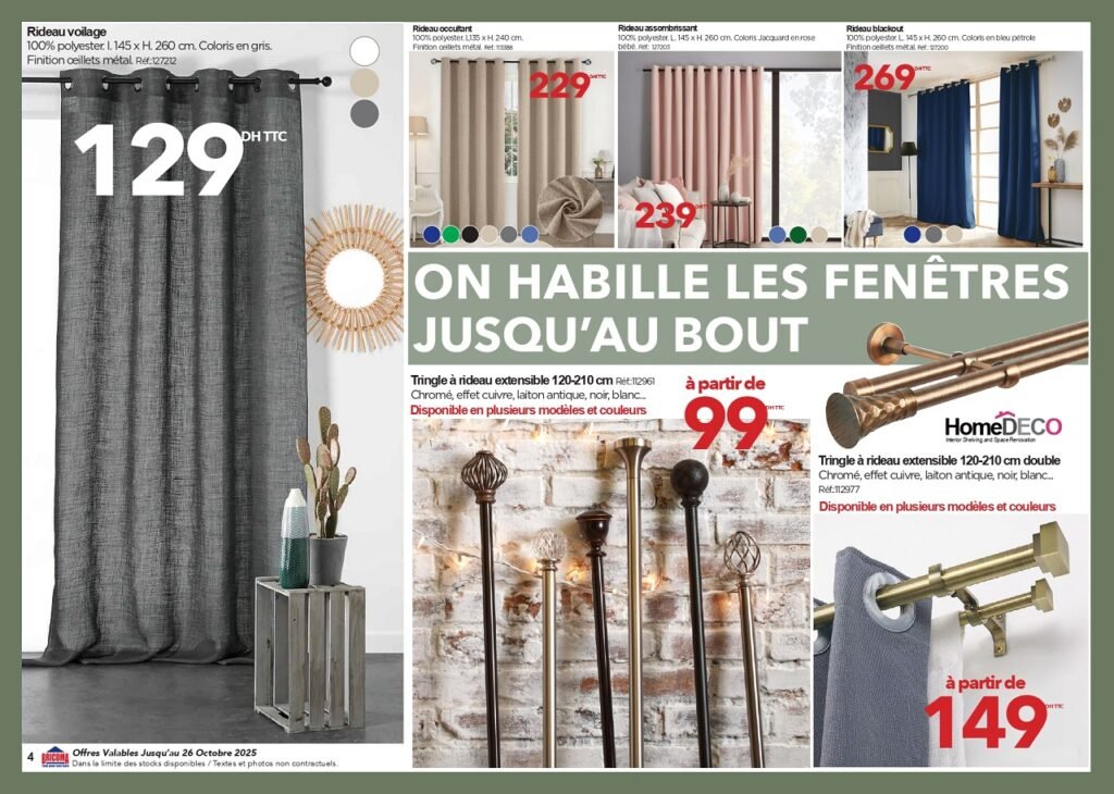 Catalogue Bricoma jusqu’au 26 Octobre 2025 rangement et decoration