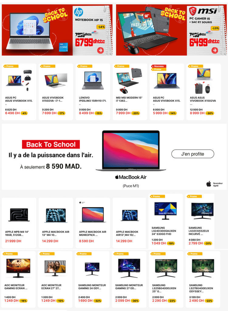 Promotion Electroplanet bac to sckool 2025