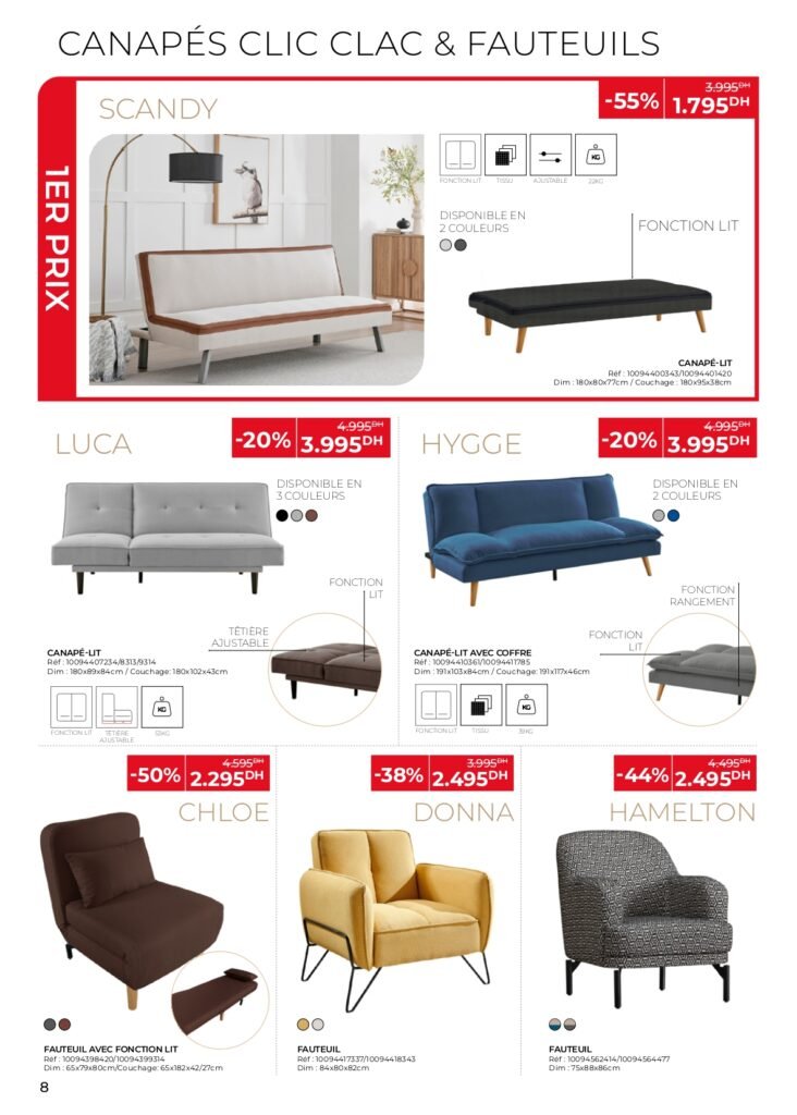 Catalogue kitea SOFA jusqu'au 30 Octobre 2025