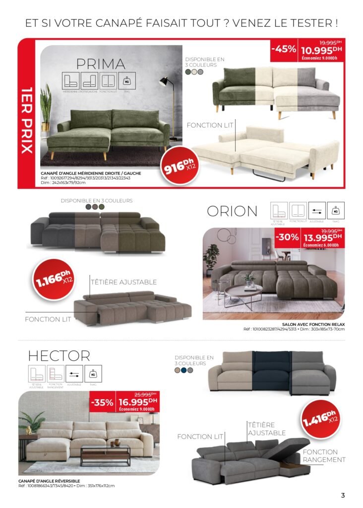 Catalogue kitea SOFA jusqu'au 30 Octobre 2025