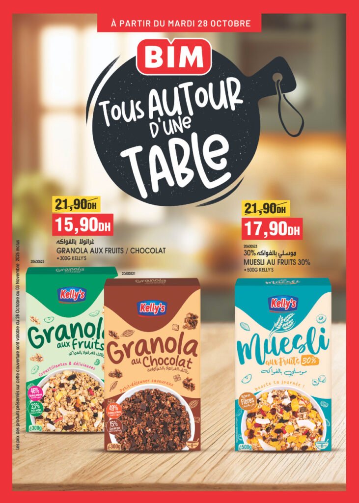 Promotion bim mardi 28 Octobre 2025