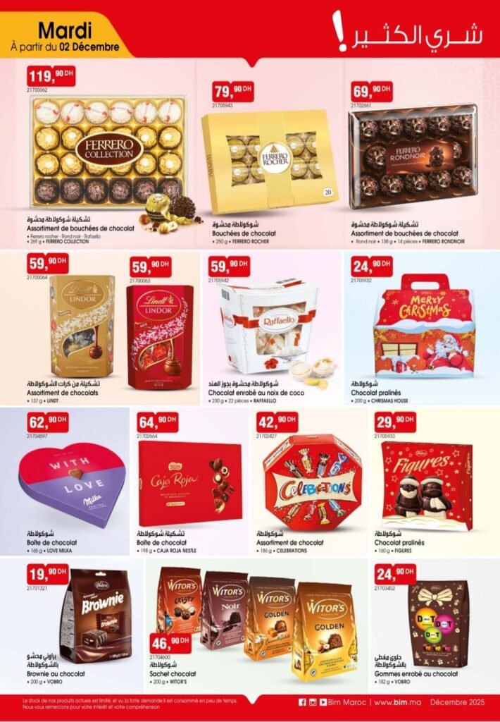 Catalogue bim 2 decembre 2025 spécial chocolat