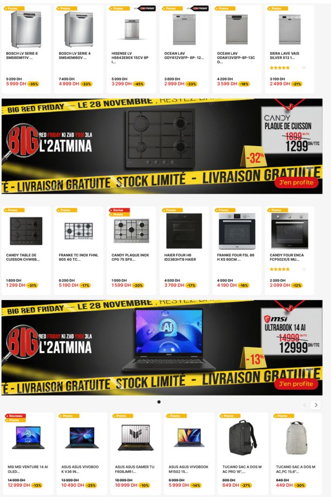 Promo Electroplanet RED Friday 28 Novembre 2025