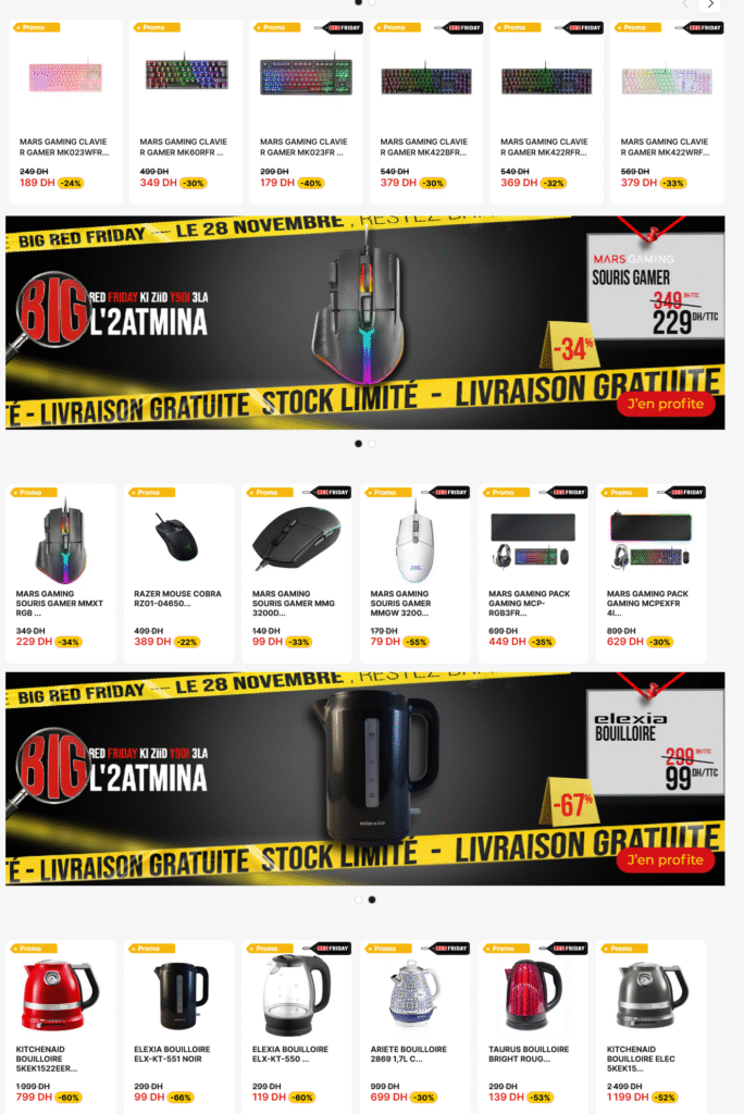 Promo Electroplanet RED Friday 28 Novembre 2025