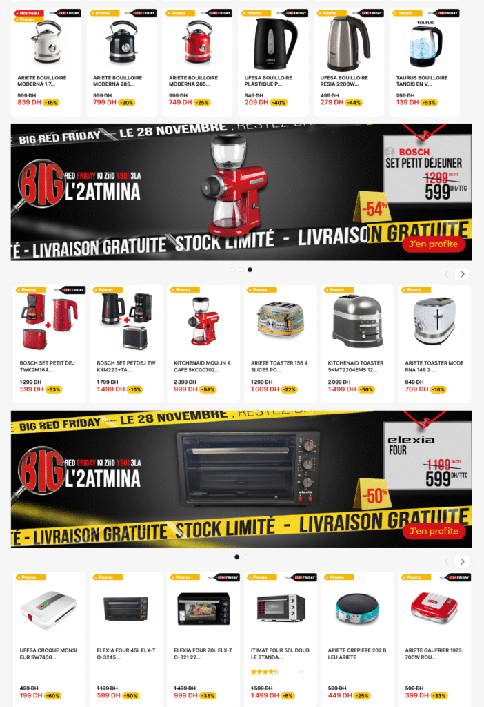 Promo Electroplanet RED Friday 28 Novembre 2025