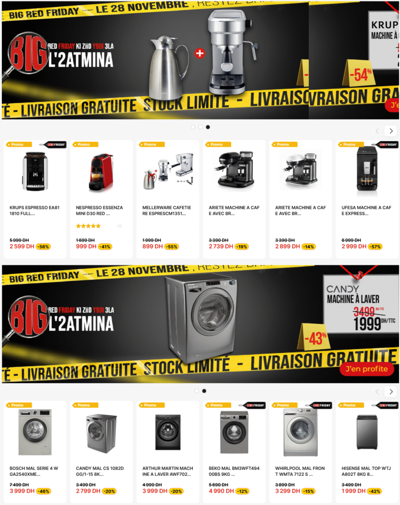 Promo Electroplanet RED Friday 28 Novembre 2025