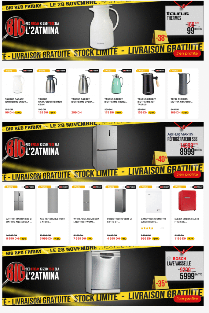 Promo Electroplanet RED Friday 28 Novembre 2025