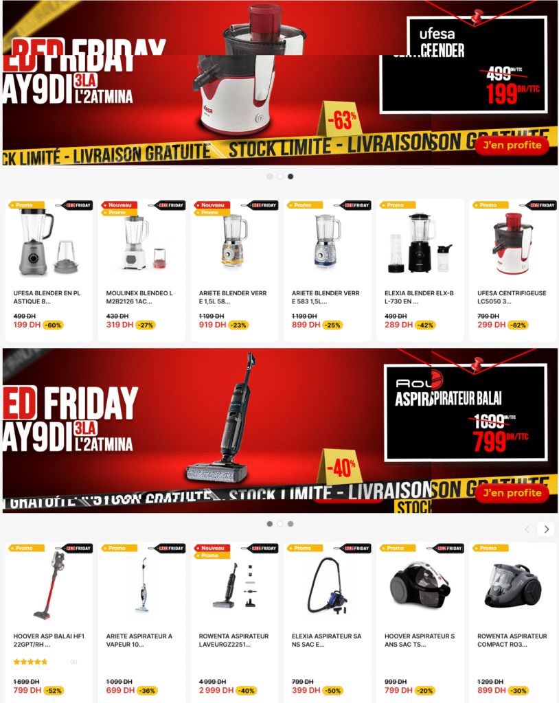 Soldes Electroplanet RED Friday 7 Novembre 2025