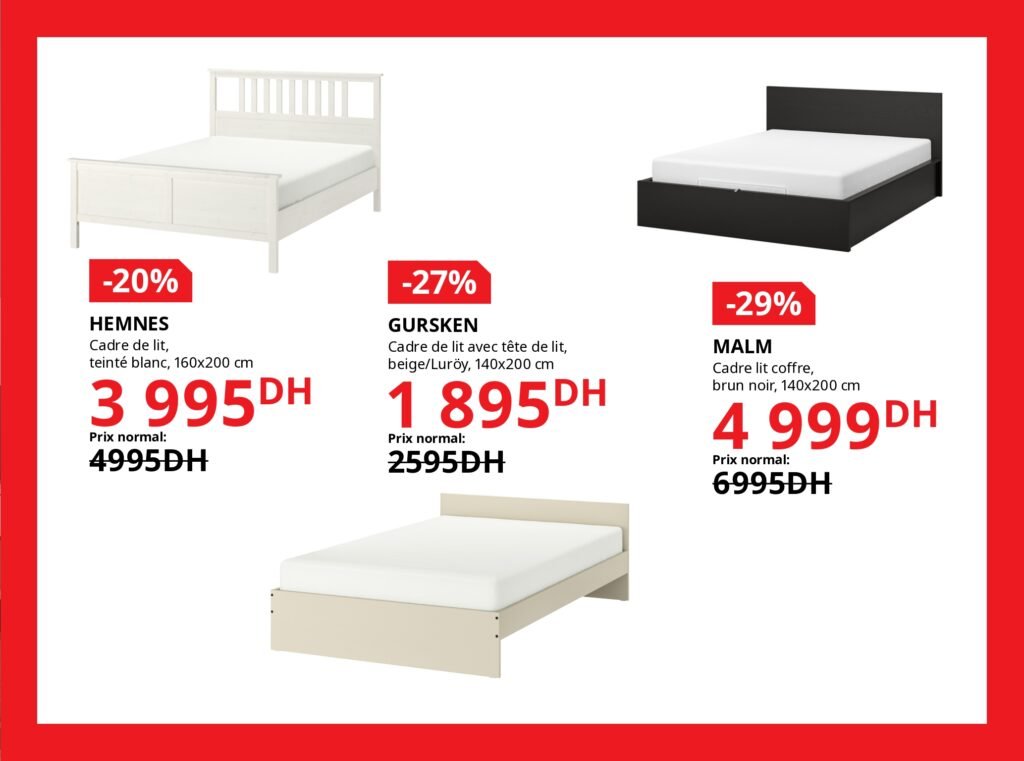 Soldes Ikea maroc -70% jusqu’au 5 janvier 2026