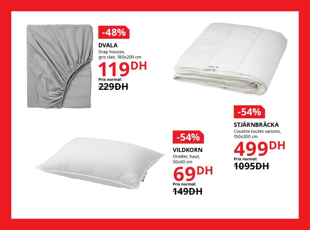 Soldes Ikea maroc -70% jusqu’au 5 janvier 2026