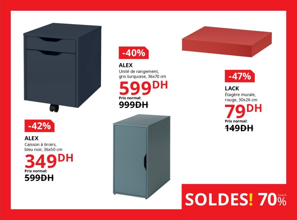 Soldes Ikea maroc -70% jusqu’au 5 janvier 2026
