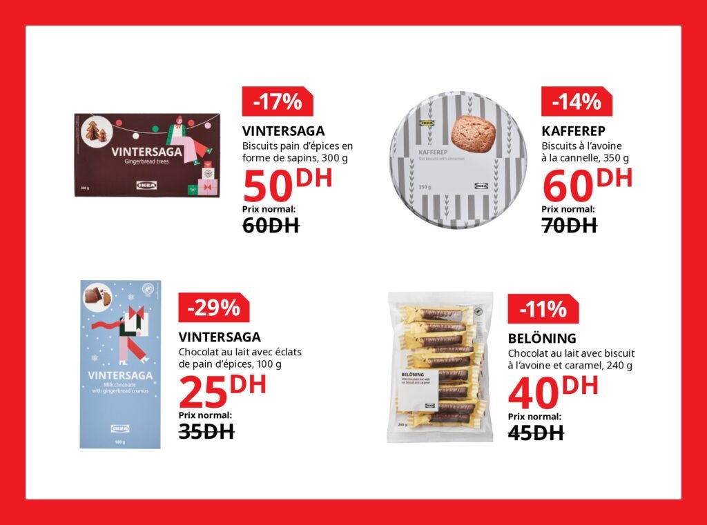 Soldes Ikea maroc -70% jusqu’au 5 janvier 2026