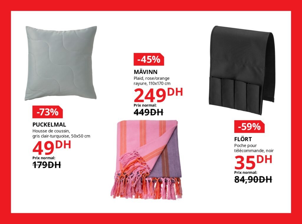 Soldes Ikea maroc -70% jusqu’au 5 janvier 2026