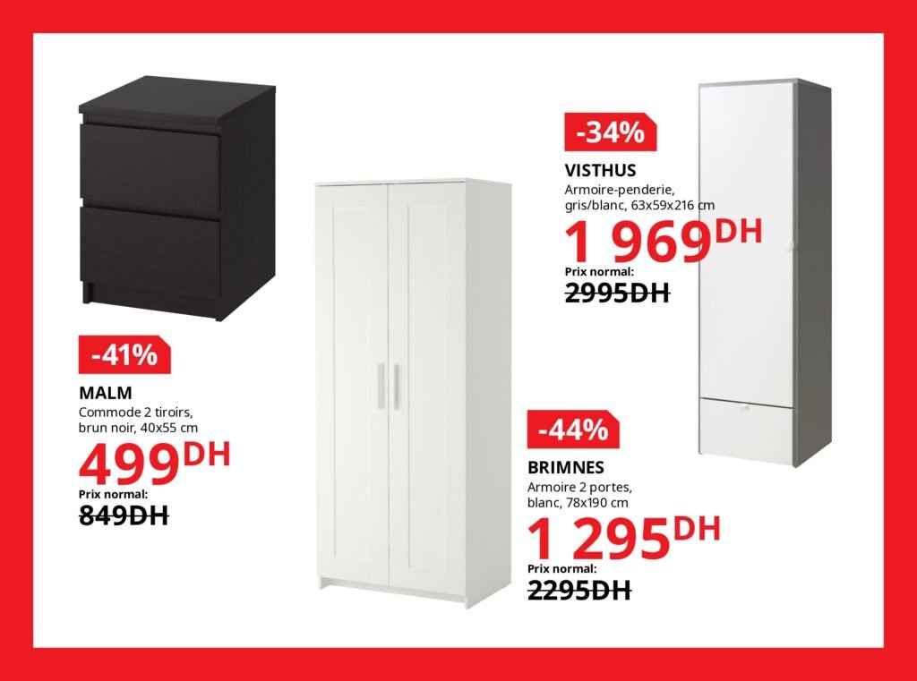 Soldes Ikea maroc -70% jusqu’au 5 janvier 2026