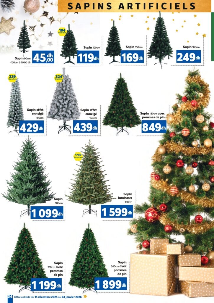 Catalogue Marjane Fêtes de fin d’année du 15 decembre au 4 Janvier 2026