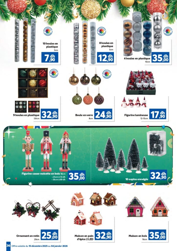 Catalogue Marjane Fêtes de fin d’année du 15 decembre au 4 Janvier 2026