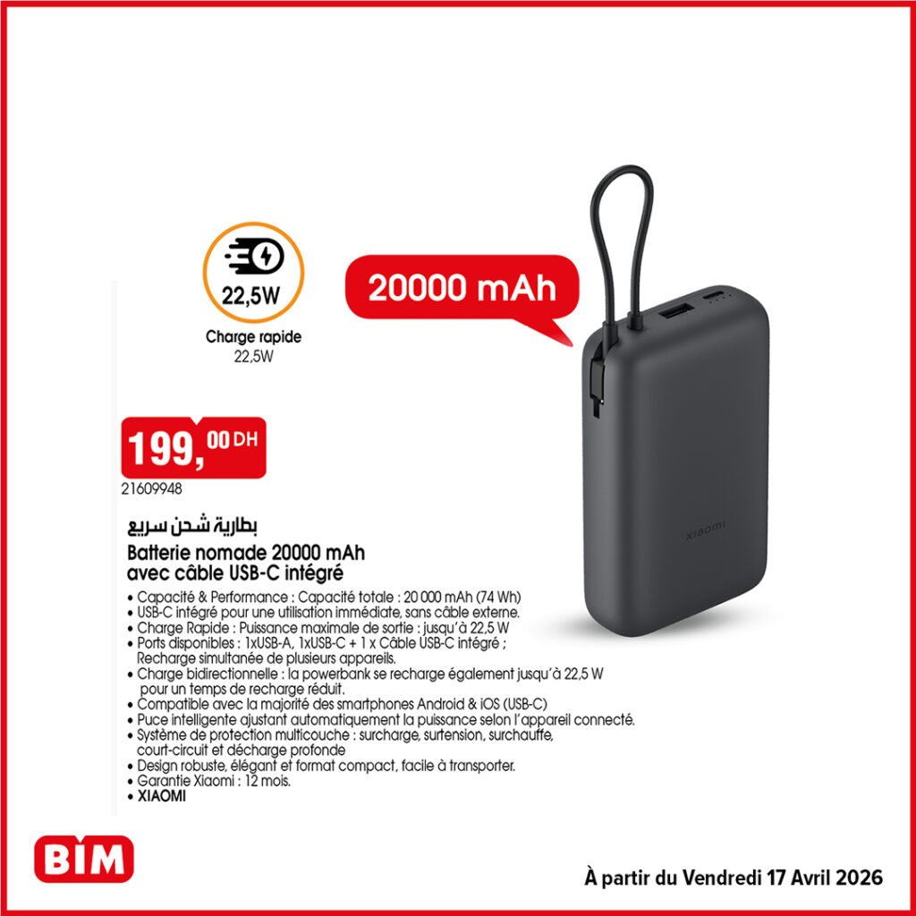 Promotion Bim vendredi 17 avril 2026