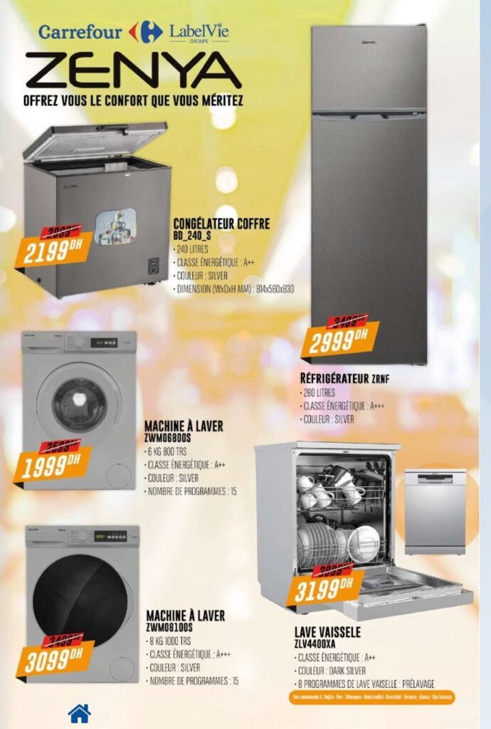 Catalogue carrefour maroc du 07 au 31 mai 2026 offres electromenager