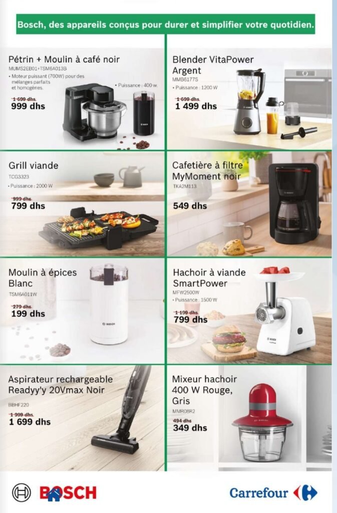 Catalogue carrefour maroc du 07 au 31 mai 2026 offres electromenager