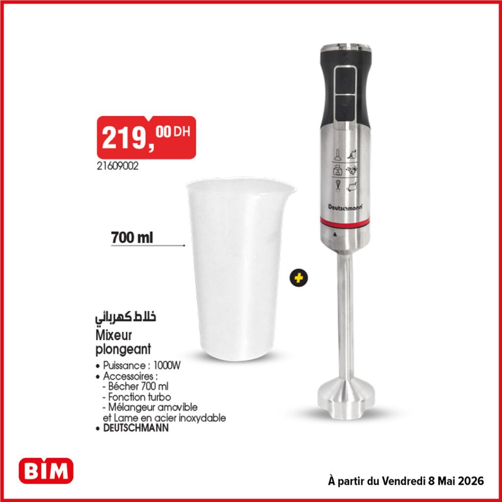 Promotion Bim vendredi 8 mai 2026