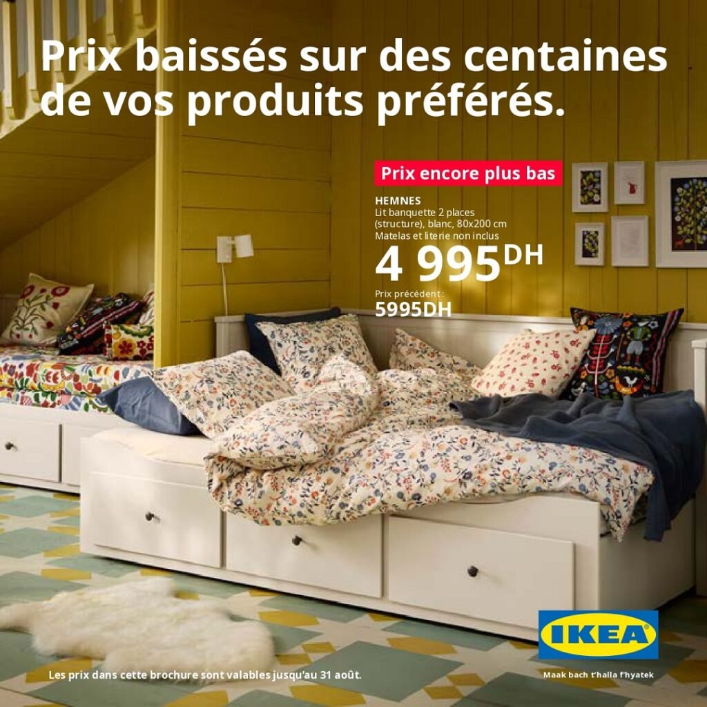 Promotion Ikea maroc jusqu’au 31 août 2026