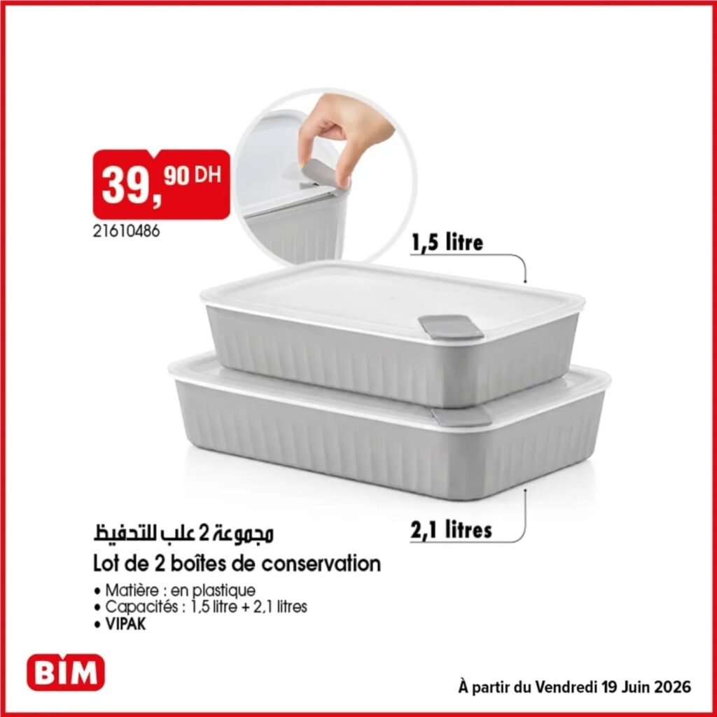 Promotion Bim vendredi 19 juin 2026