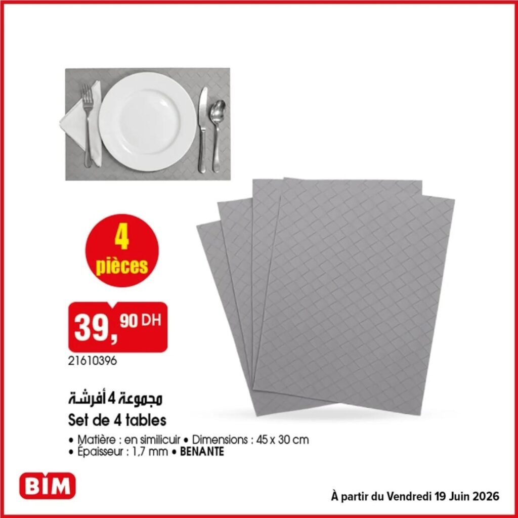 Promotion Bim vendredi 19 juin 2026