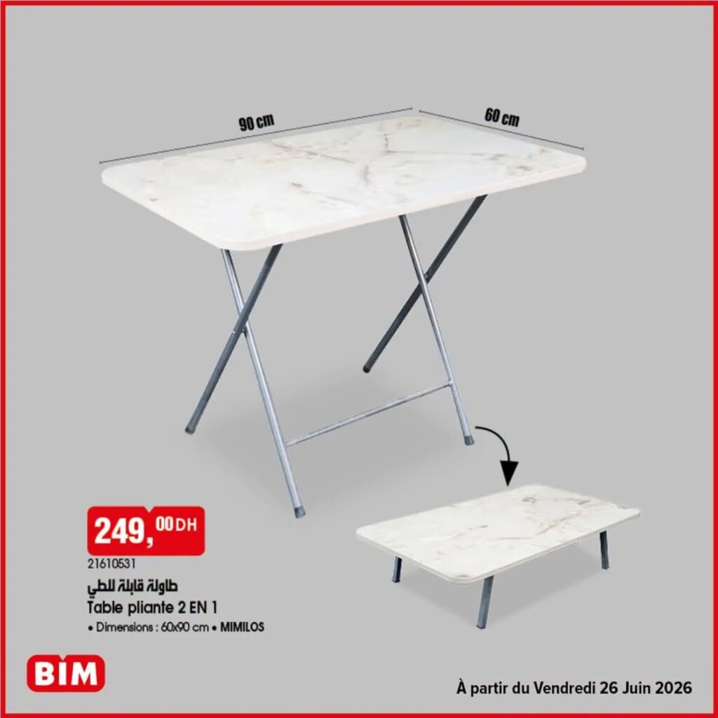Promotion Bim vendredi 26 juin 2026