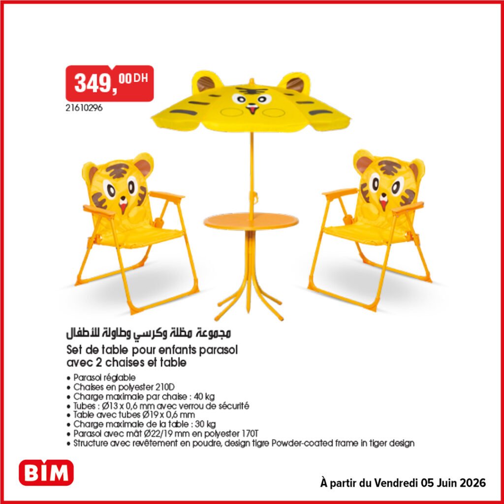 Promotion Bim vendredi 5 juin 2026