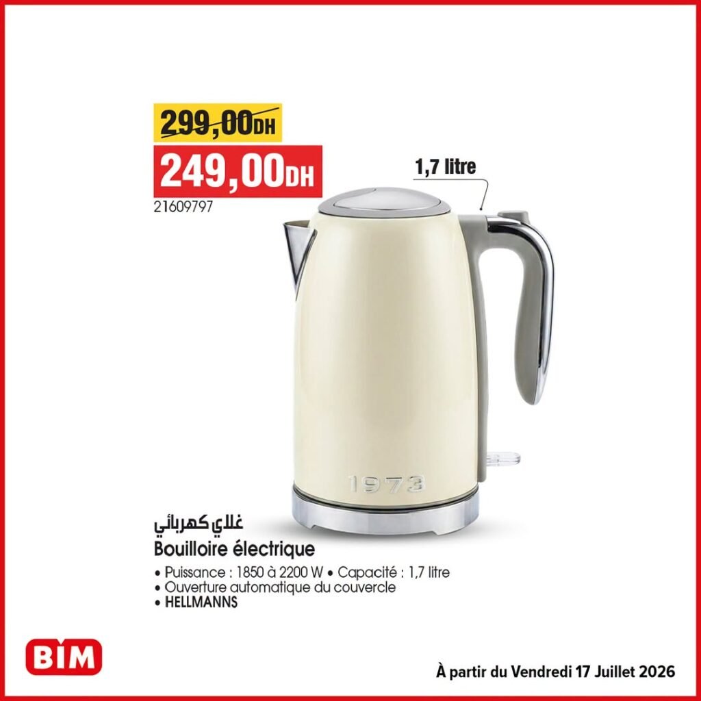 Promotion Bim vendredi 17 Juillet 2026
