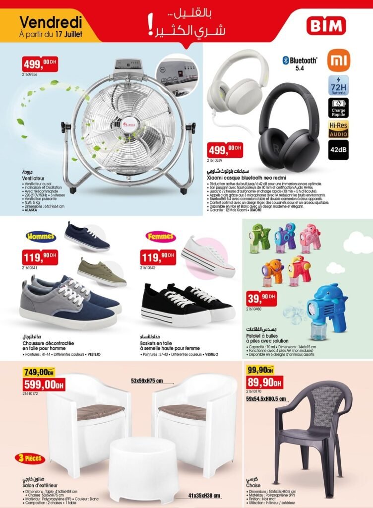 Promotion Bim vendredi 17 Juillet 2026