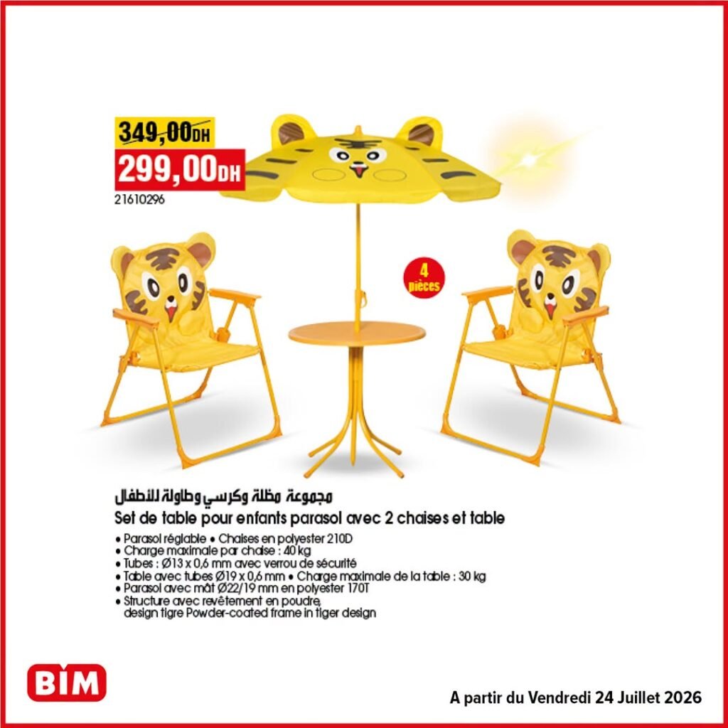 Promotion Bim vendredi 24 Juillet 2026