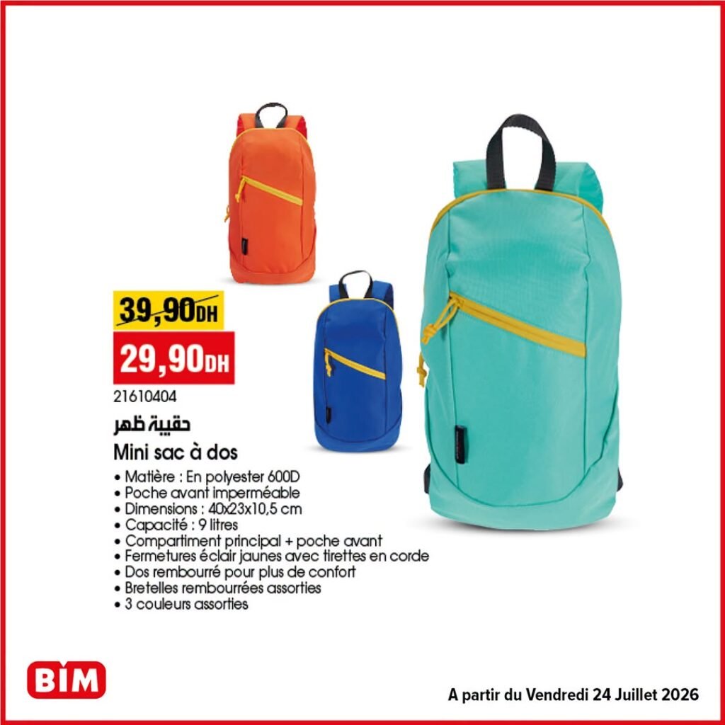 Promotion Bim vendredi 24 Juillet 2026