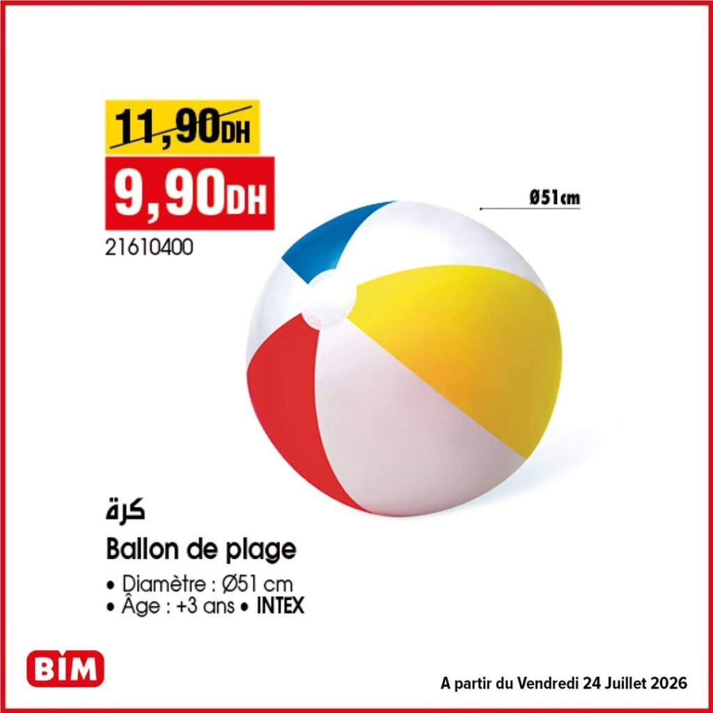 Promotion Bim vendredi 24 Juillet 2026