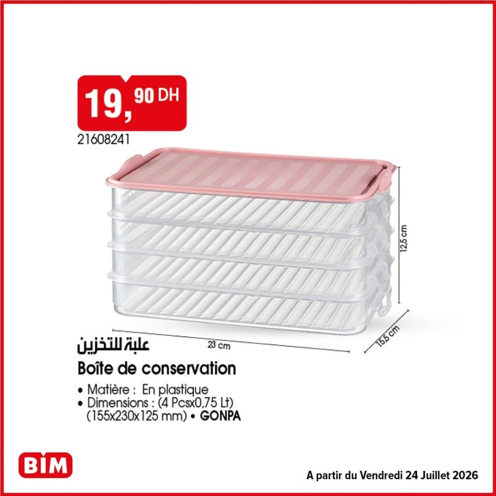 Promotion Bim vendredi 24 Juillet 2026