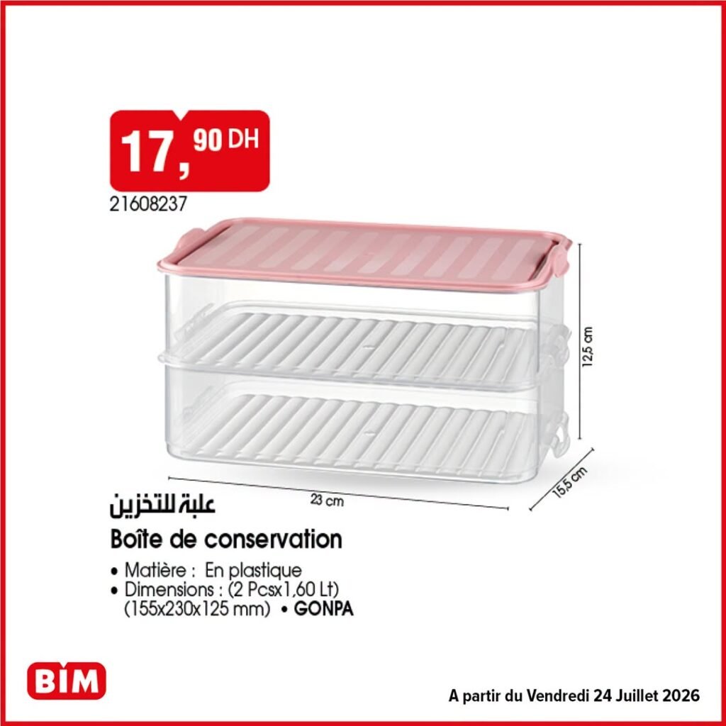 Promotion Bim vendredi 24 Juillet 2026