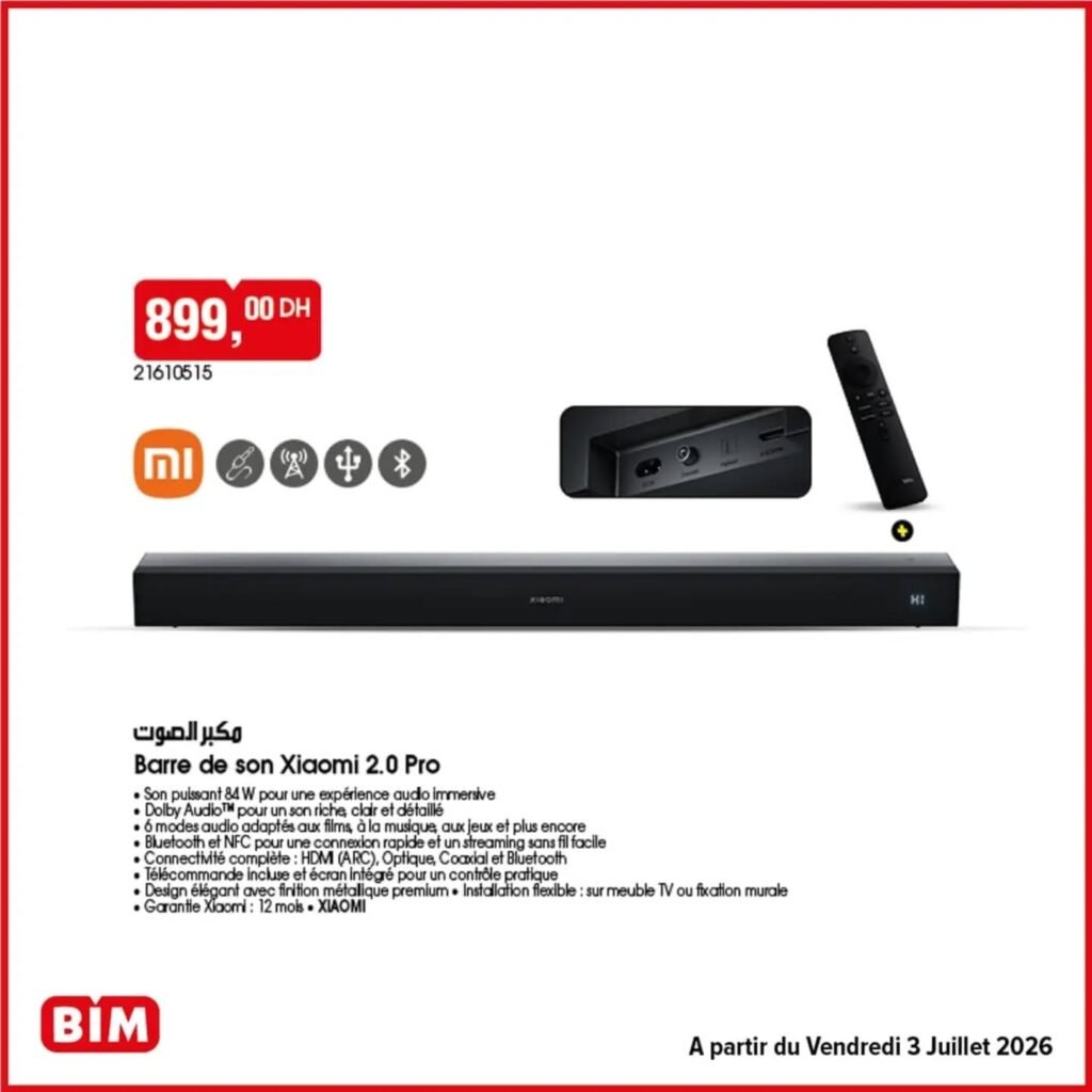 Promotion Bim vendredi 3 Juillet 2026