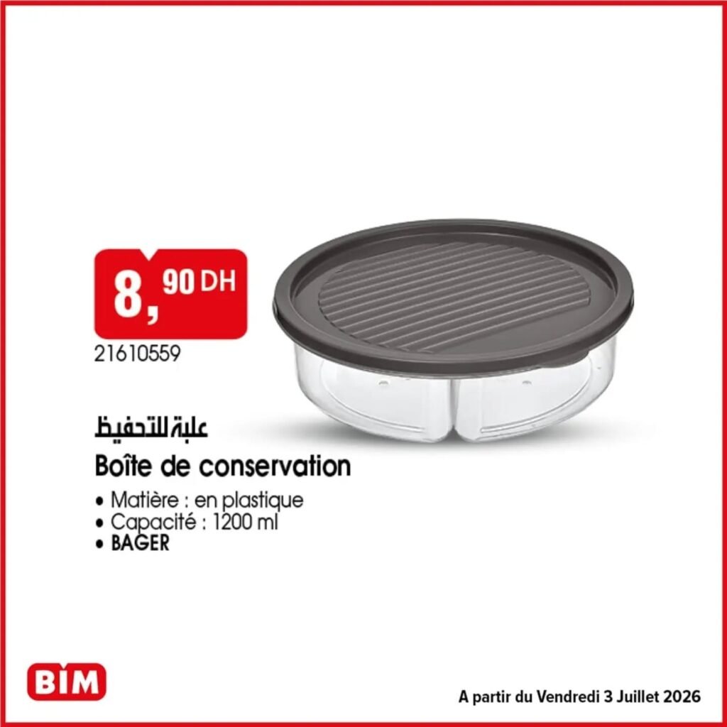 Promotion Bim vendredi 3 Juillet 2026