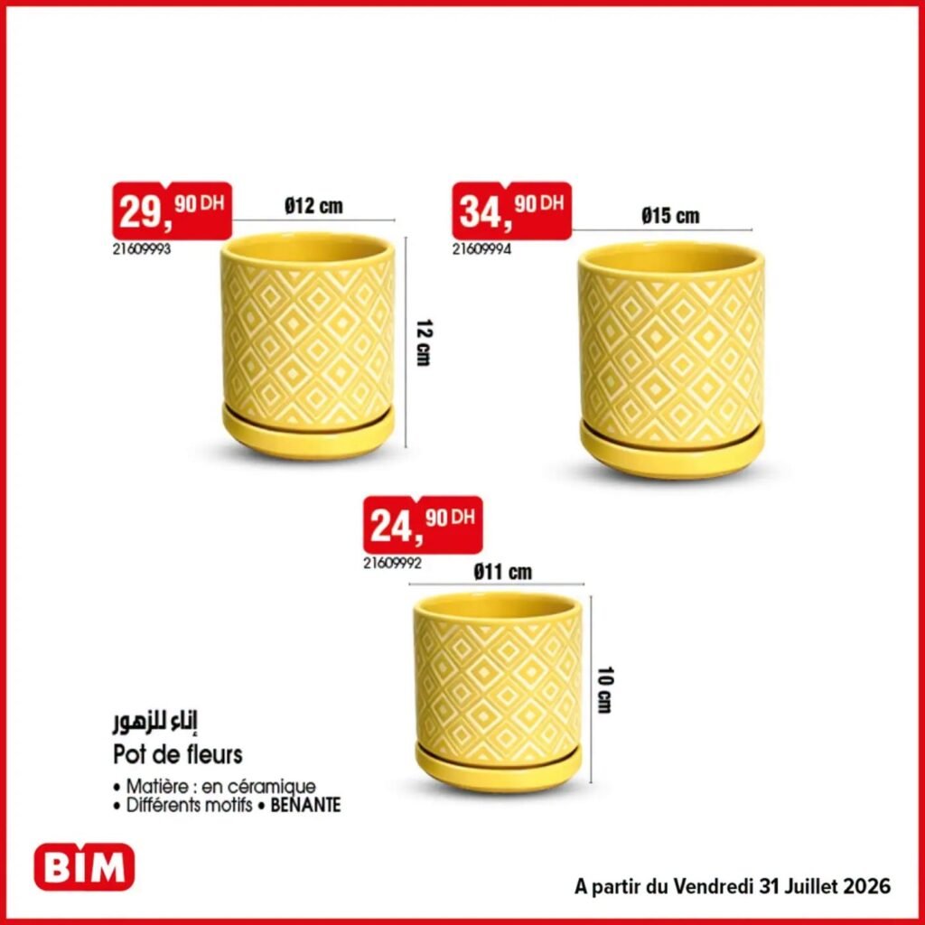 Promotion Bim vendredi 31 Juillet 2026