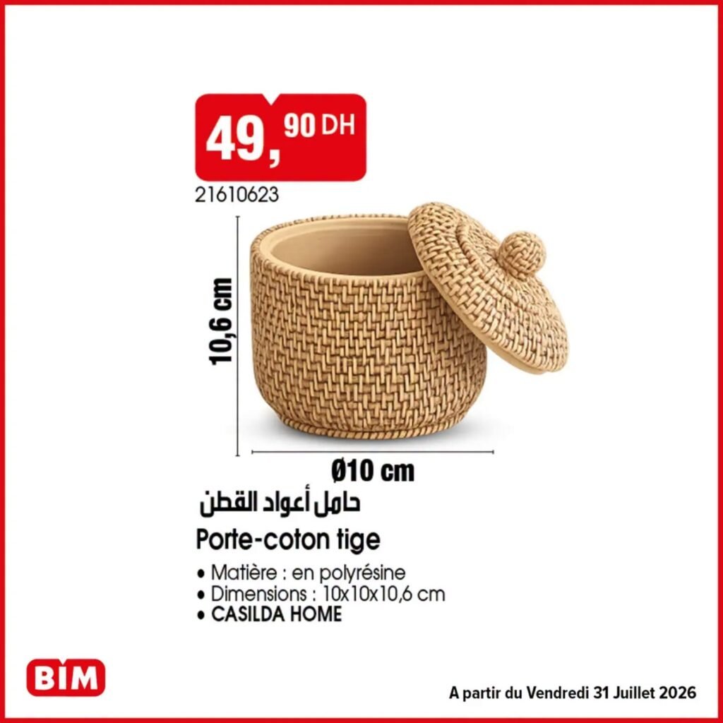 Promotion Bim vendredi 31 Juillet 2026