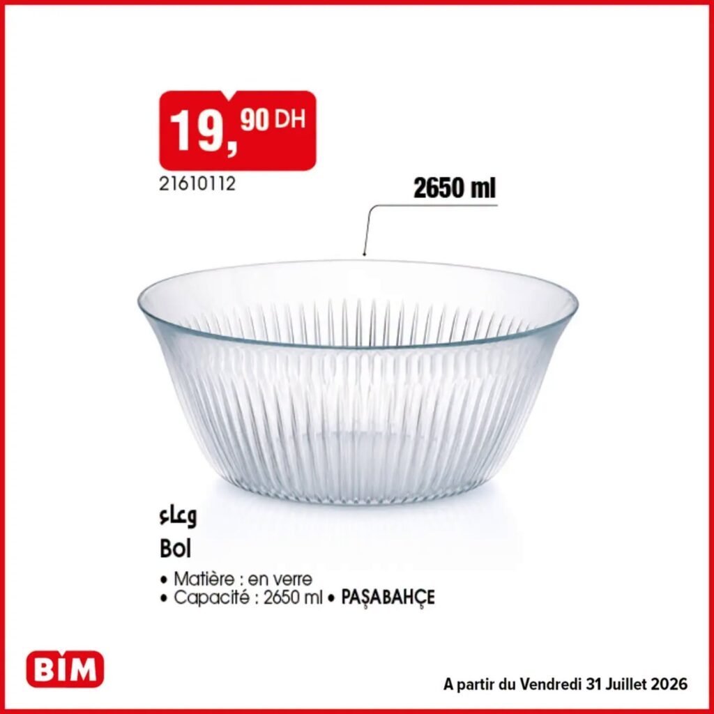 Promotion Bim vendredi 31 Juillet 2026