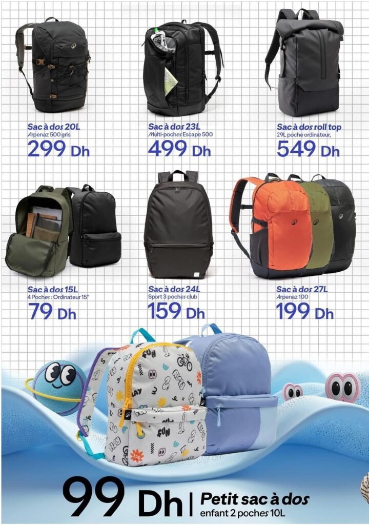 Catalogue decathlon rentrée scolaire 2026