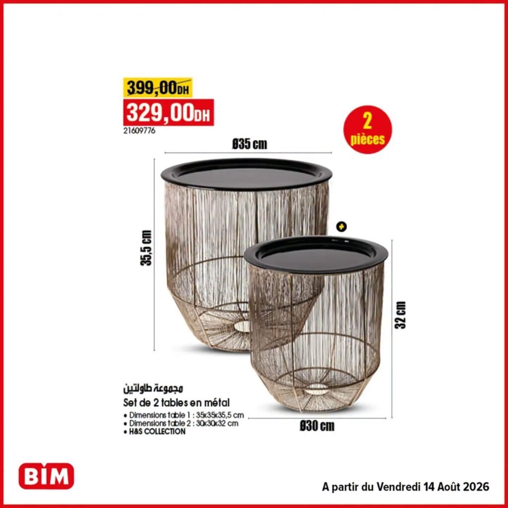 Promotion Bim vendredi 14 Août 2026