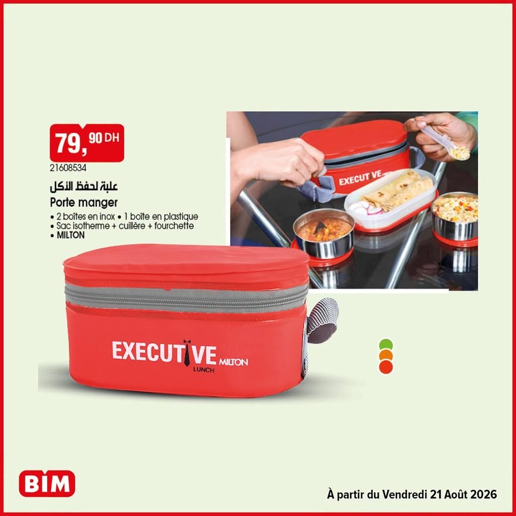 Promotion Bim vendredi 21 Aout 2026 rentrée scolaire