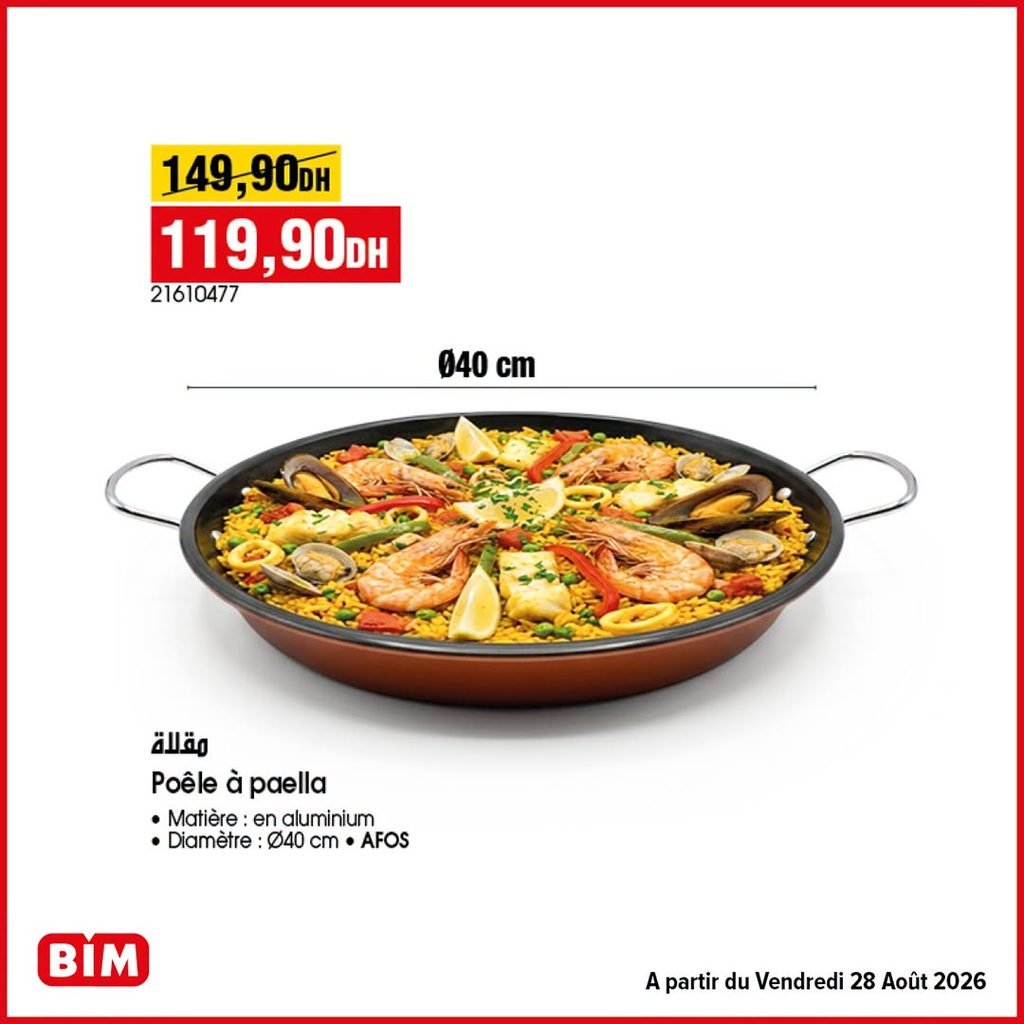 Promotion Bim vendredi 28 Aout 2026
