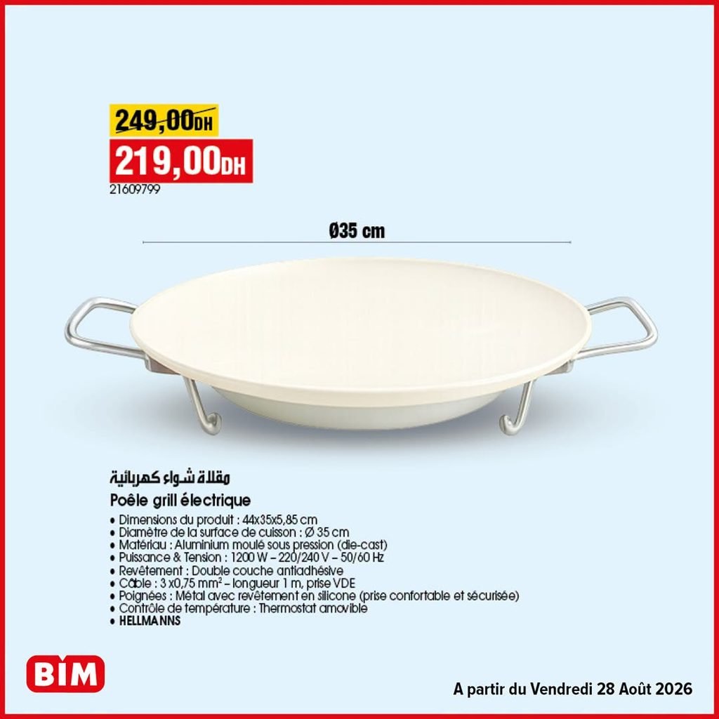 Promotion Bim vendredi 28 Aout 2026